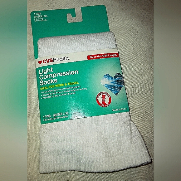 CVS Light Compression Socks (2 pairs) L-XL - Picture 3 of 16